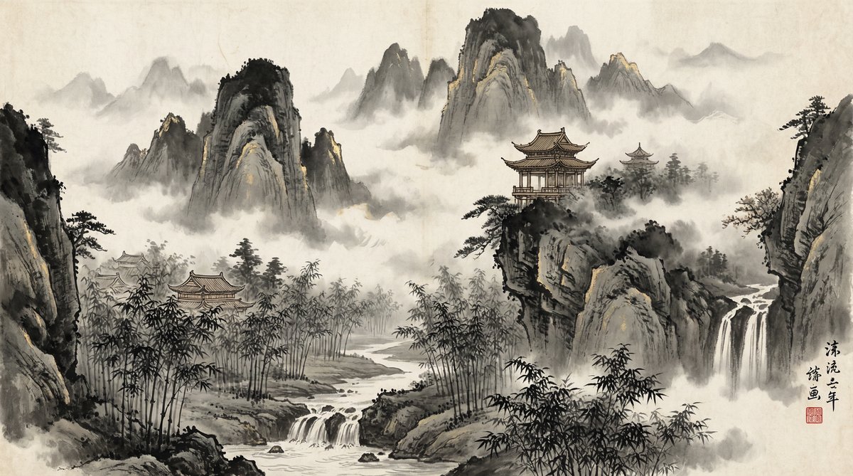 17c美学影像 - 水墨山水意境